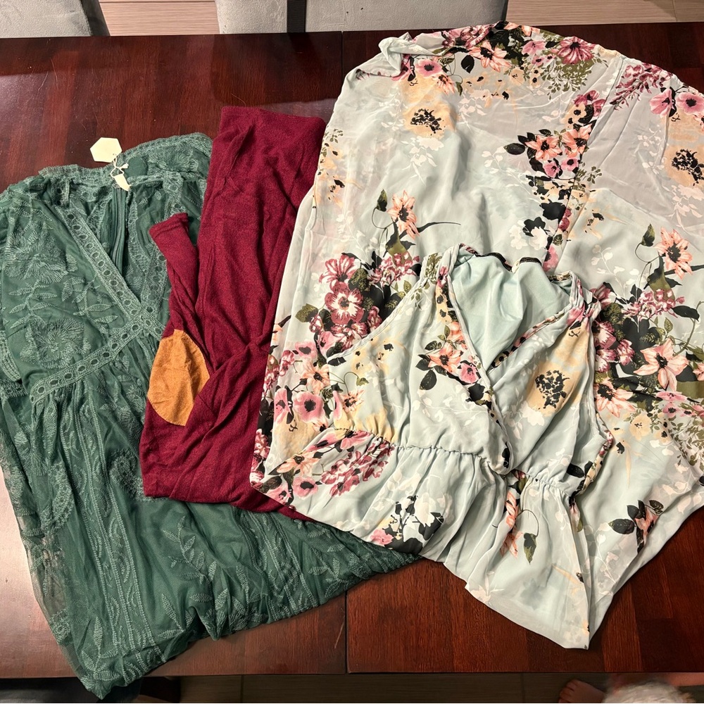Set of 3 Maternity/Postpartum Dresses